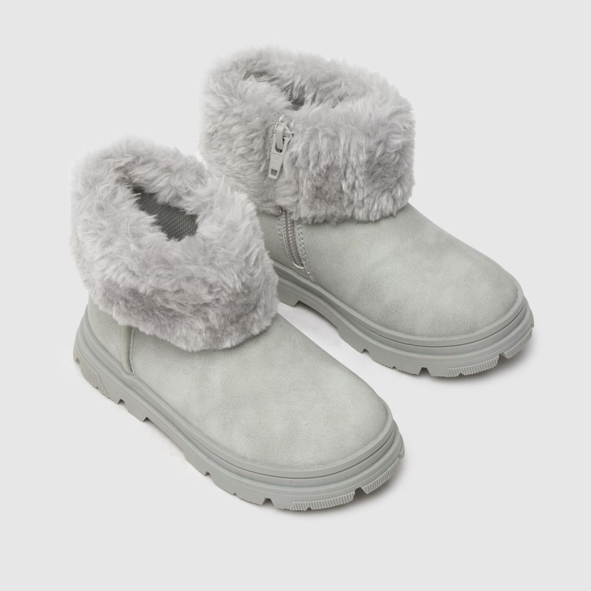 schuh Cherry Fur Cuff Girls Toddler in Grey schuh Cherry Fur Cuff 4
