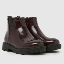 schuh Crystal Cheslea Girls Toddler in Burgundy schuh Crystal Cheslea,2 of 4