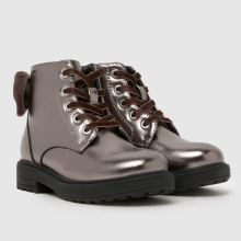 schuh Carla Classic Girls Toddler in Pewter schuh Carla Classic,2 of 4