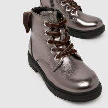 schuh Carla Classic Girls Toddler in Pewter schuh Carla Classic,3 of 4