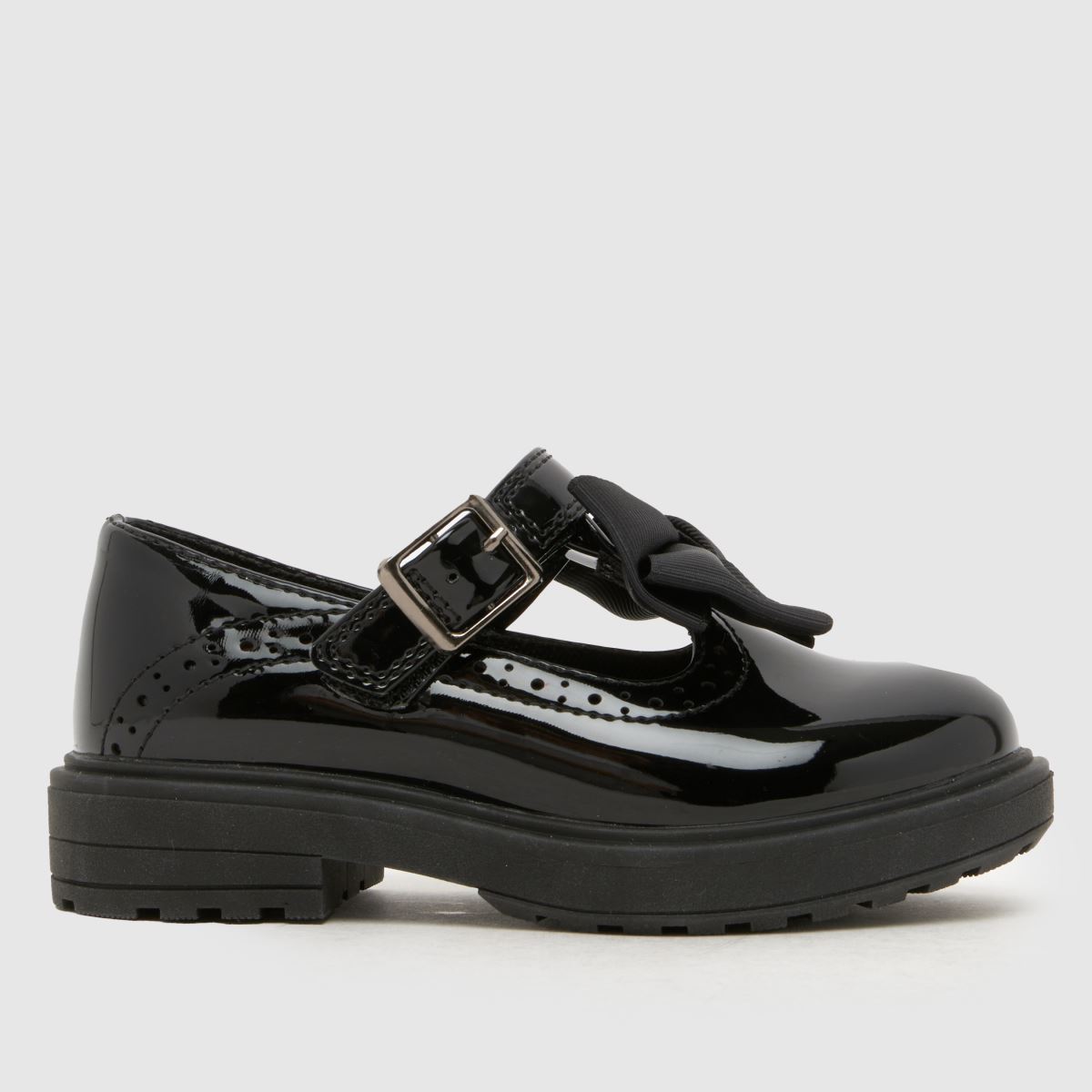 Loz Patent Bow T-bar Girls