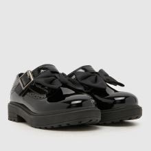 Kinder schuh Schwarz Loz Patent Bow T-bar Boots schuh Loz Patent Bow T-bar,2 von 4