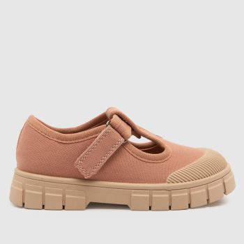 schuh Pink Luisa T-Bar Girls Toddler
