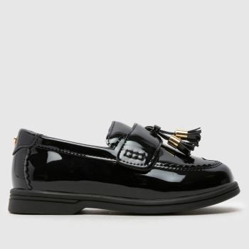 schuh Black Lavon Loafer Girls Toddler
