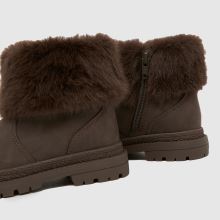 schuh Cranberry Fur Cuff Girls Toddler in Brown schuh Cranberry Fur Cuff,4 of 4