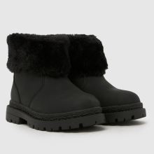 schuh Cranberry Fur Cuff Girls Toddler in Black schuh Cranberry Fur Cuff,2 of 4