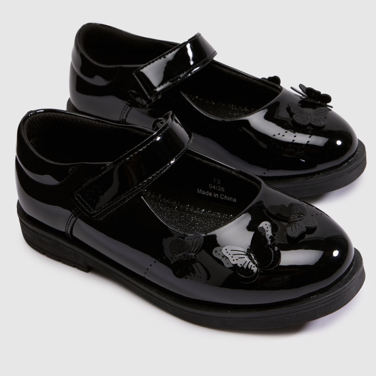 schuh Lacey Mary Jane Girls Toddler in Black schuh Lacey Mary Jane 4