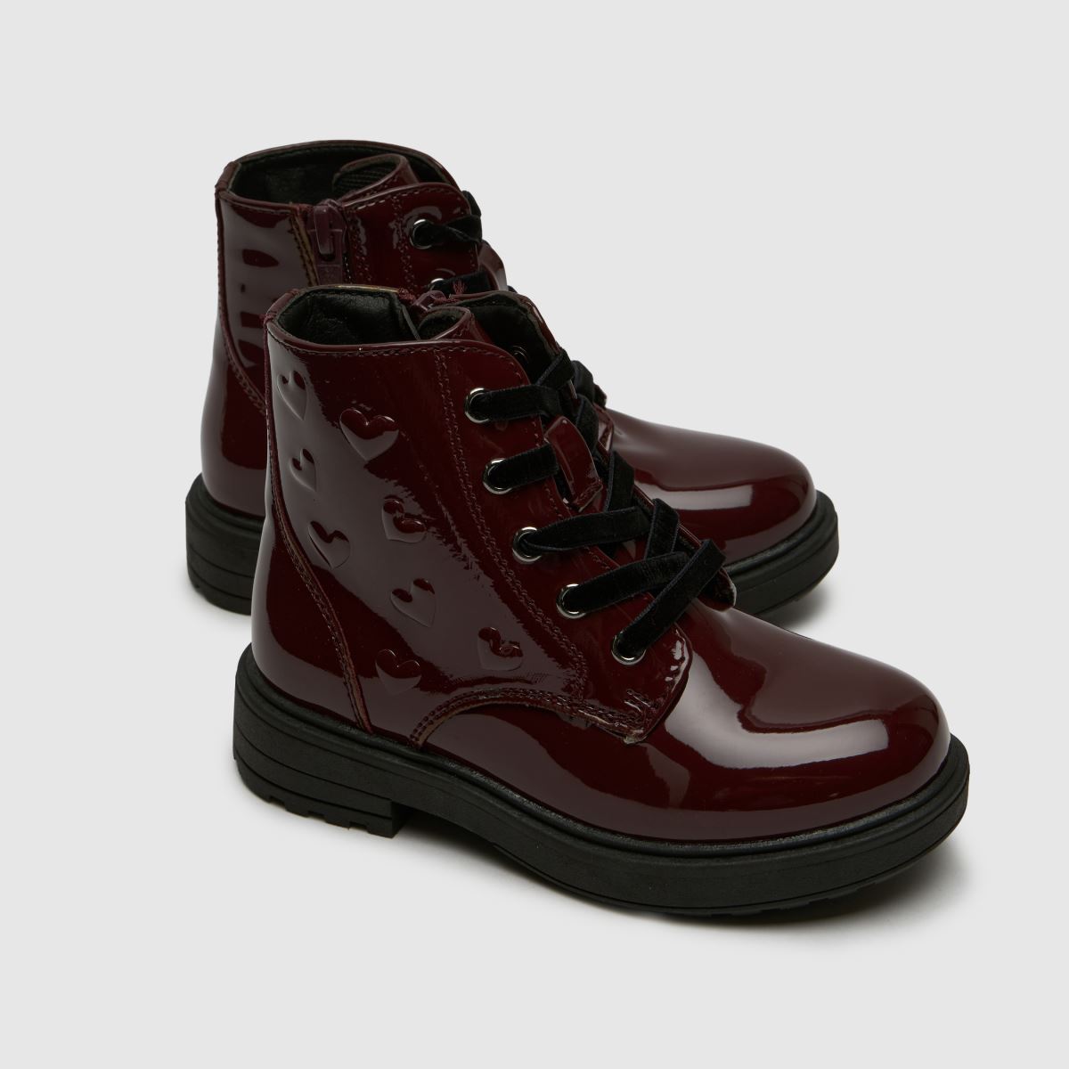 schuh Cuddle Heart Girls Toddler in Burgundy schuh Cuddle Heart 4