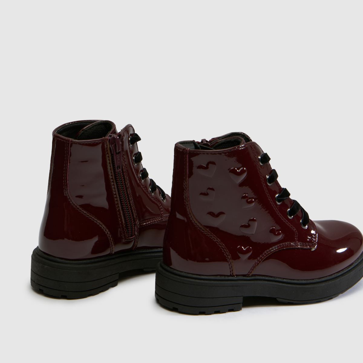 schuh Cuddle Heart Girls Toddler in Burgundy schuh Cuddle Heart 7