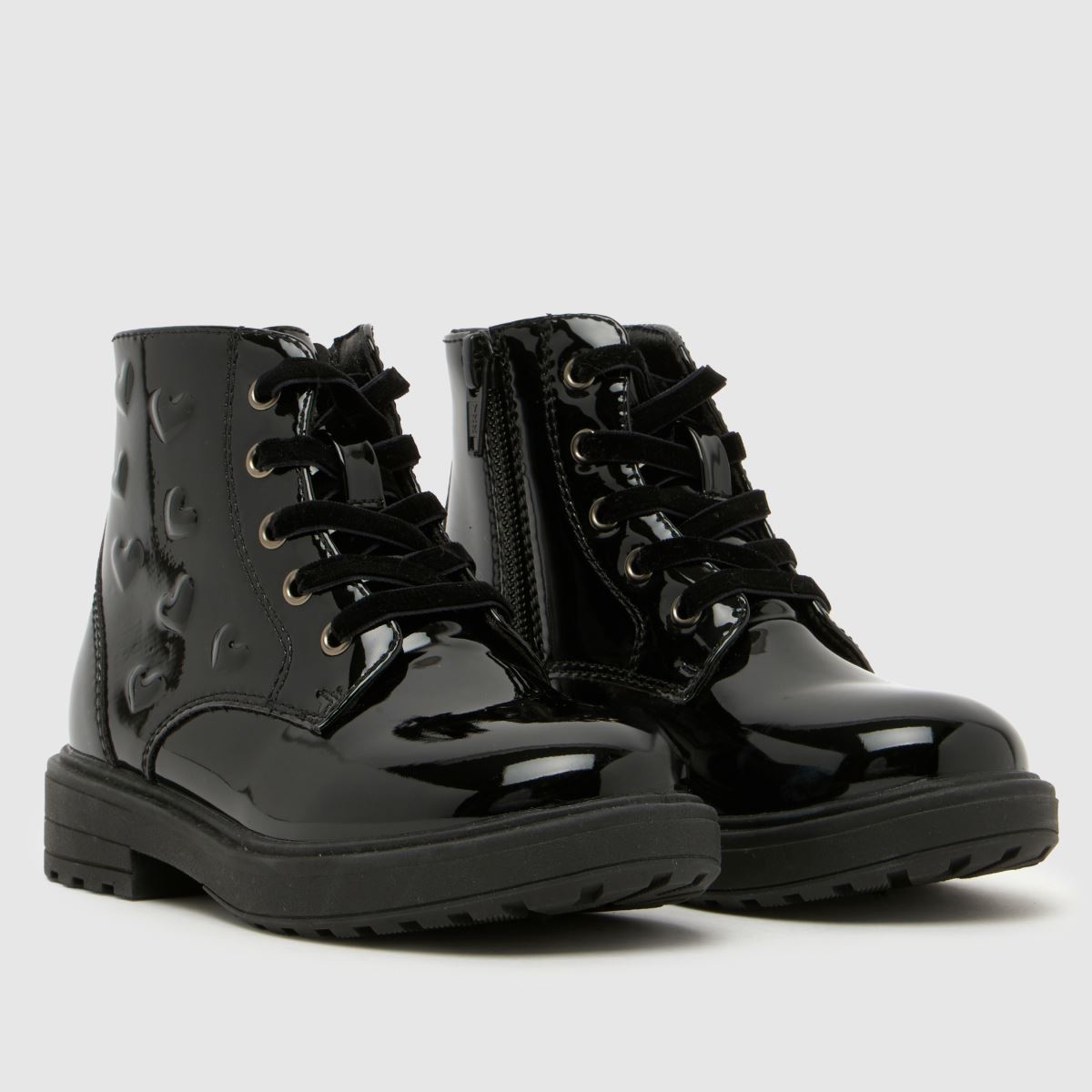 schuh Cuddle Heart Girls Toddler in Black schuh Cuddle Heart 1