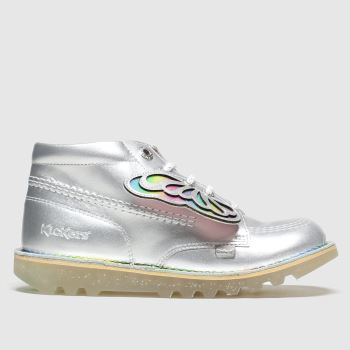 kickers silver kick hi faeries boots junior kickers silver kick hi faeries boots junior