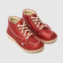 Kinder Kickers Rot Kick Hi Glitter Boots Kickers Kick Hi Glitter,3 von 4