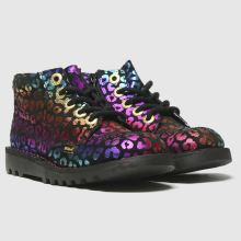 kickers leopard print boots