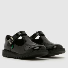 Kickers Kick T-Bar Girls Junior in Black Kickers Kick T-Bar,2 of 4
