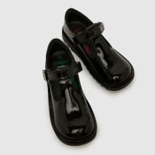 Kickers Kick T-Bar Girls Junior in Black Kickers Kick T-Bar,3 of 4