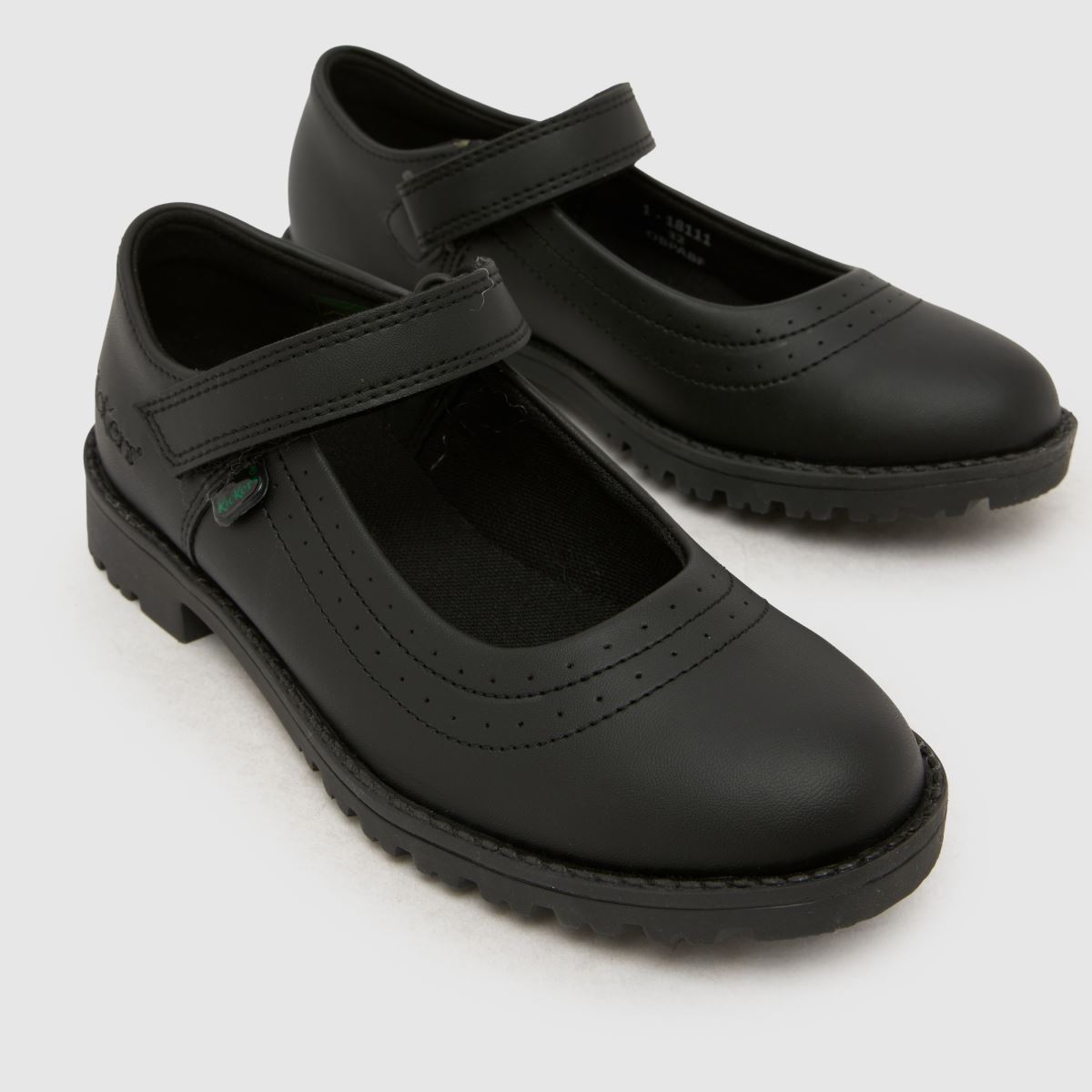 Kickers Kick Lachly Mary Jane Girls Junior in Black Kickers Kick Lachly Mary Jane 4