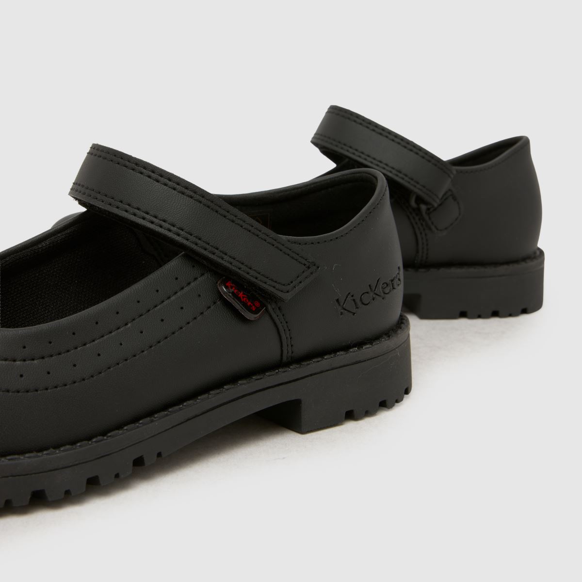 Kickers Kick Lachly Mary Jane Girls Junior in Black Kickers Kick Lachly Mary Jane 7