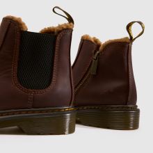 Dr Martens 2976 Leonore Girls Junior in Brown Dr Martens 2976 Leonore,4 of 4
