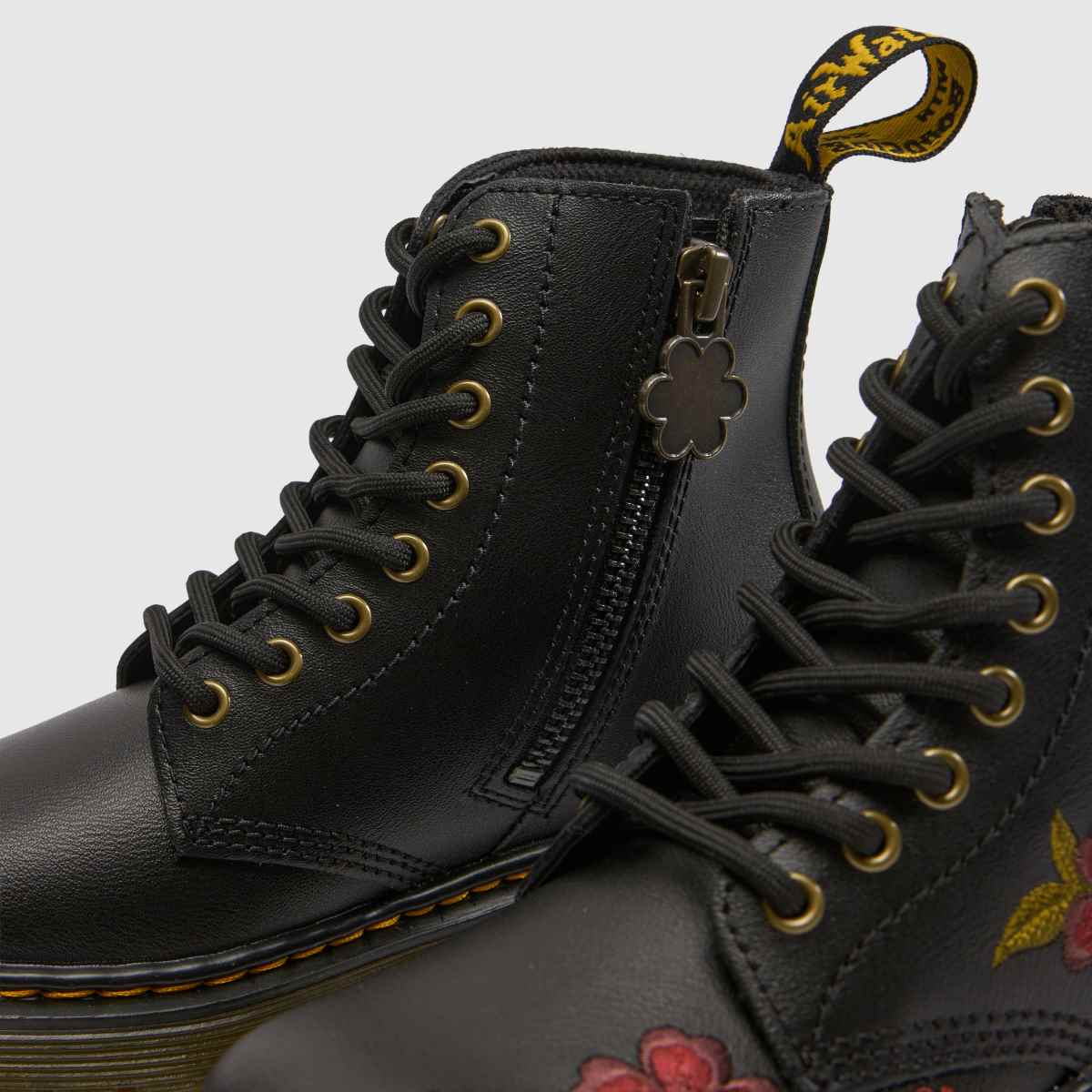 Dr Martens 1460 Girls Junior in Black & Red Dr Martens 1460 7