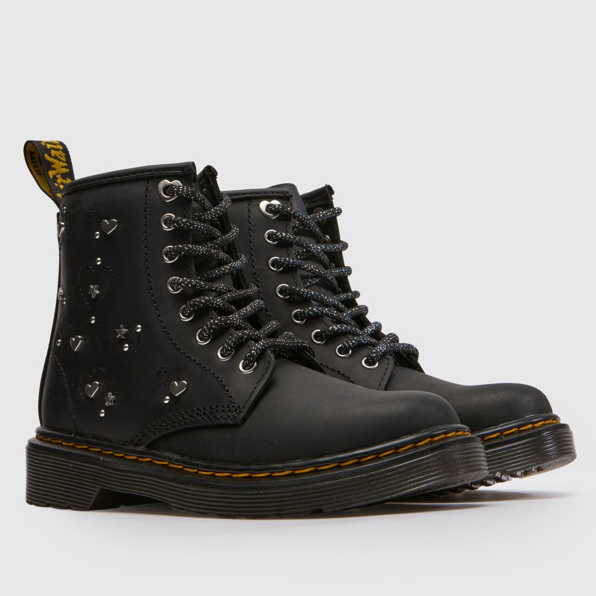 Dr Martens 1460 Girls Junior in Black Multi Dr Martens 1460 1