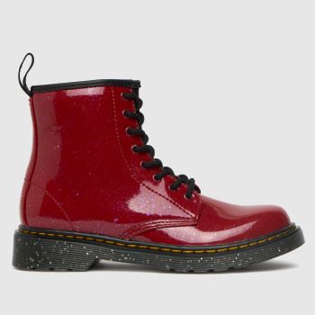 Girls Red Dr Martens 1460 Cosmic 