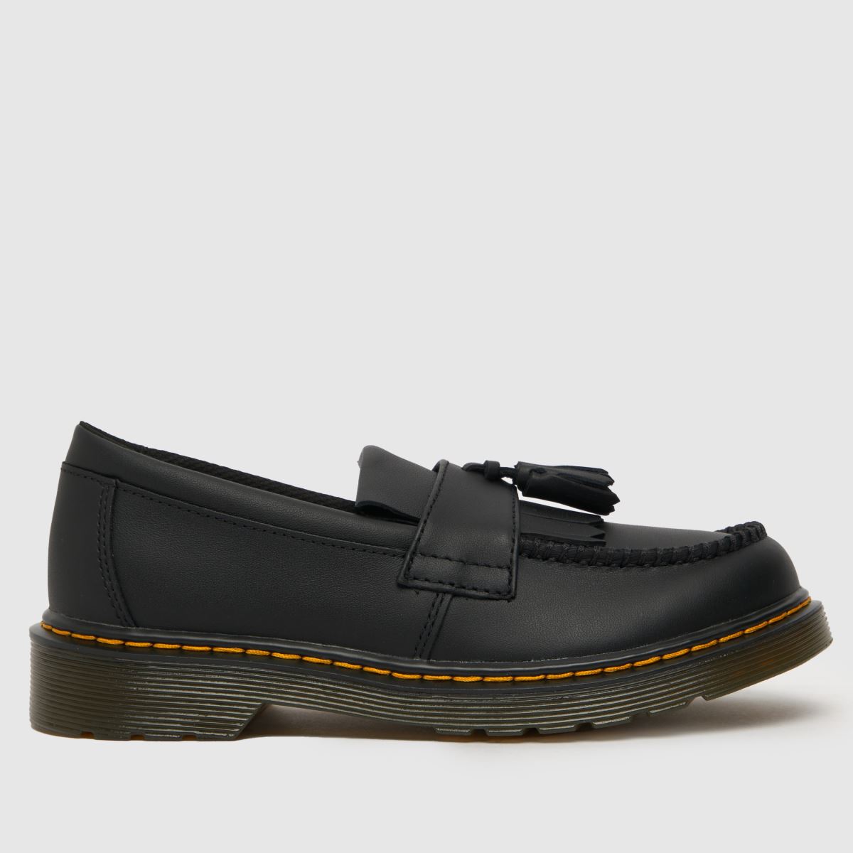 Dr Martens Junior Adrian Tassel Loafer, Black, Size 12 Younger