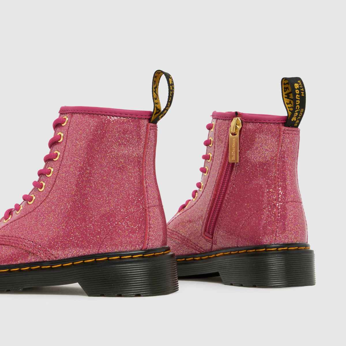 Dr Martens 1460 Nebula Glitter Girls Junior in Pink Dr Martens 1460 Nebula Glitter 7