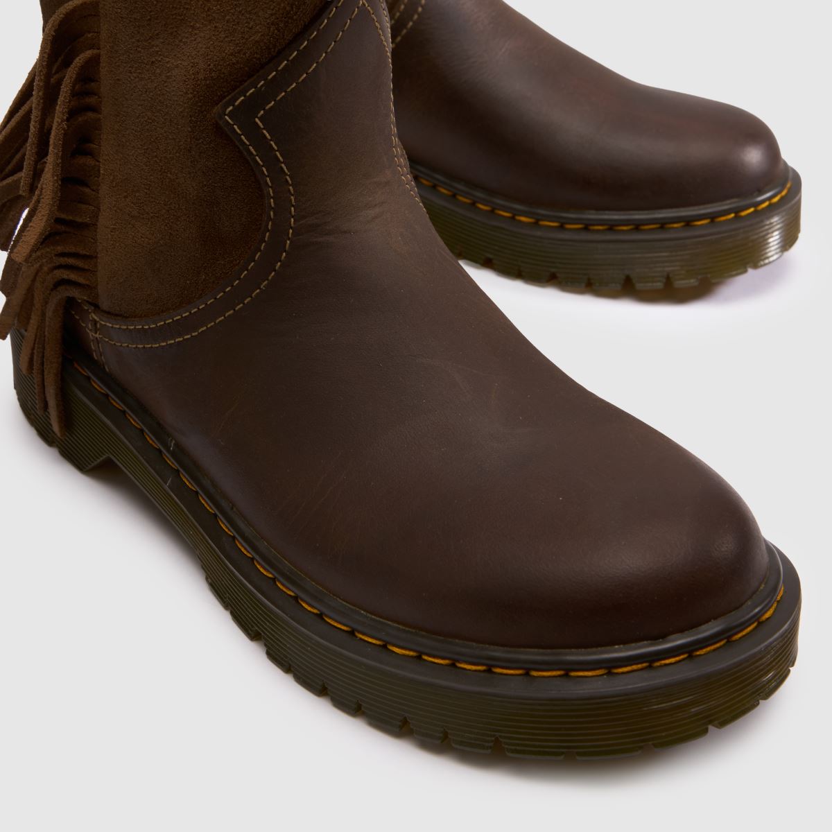 Dr Martens Genaya Rodeo Girls Junior in Brown Dr Martens Genaya Rodeo 4