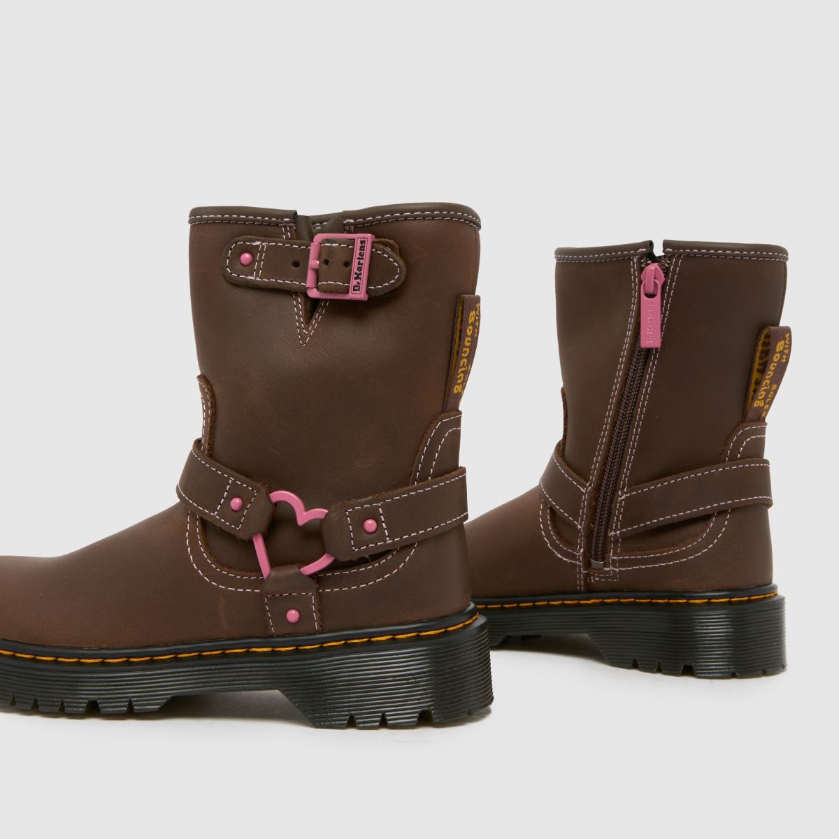 Dr Martens Genaya Girls Junior in Dark Brown Dr Martens Genaya 7