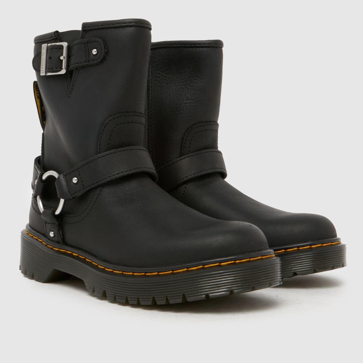Dr Martens Genaya Girls Junior in Black Dr Martens Genaya 1
