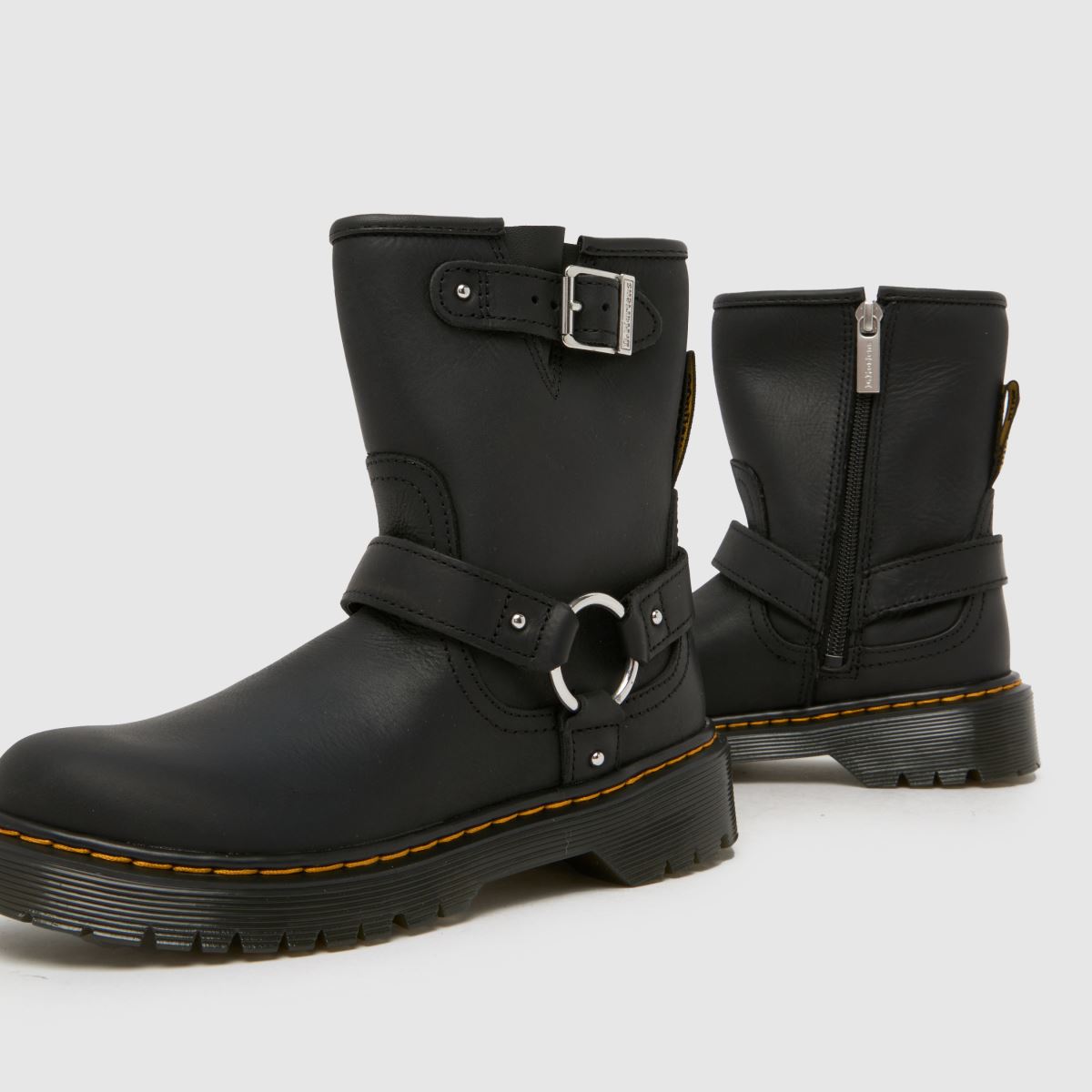 Dr Martens Genaya Girls Junior in Black Dr Martens Genaya 7