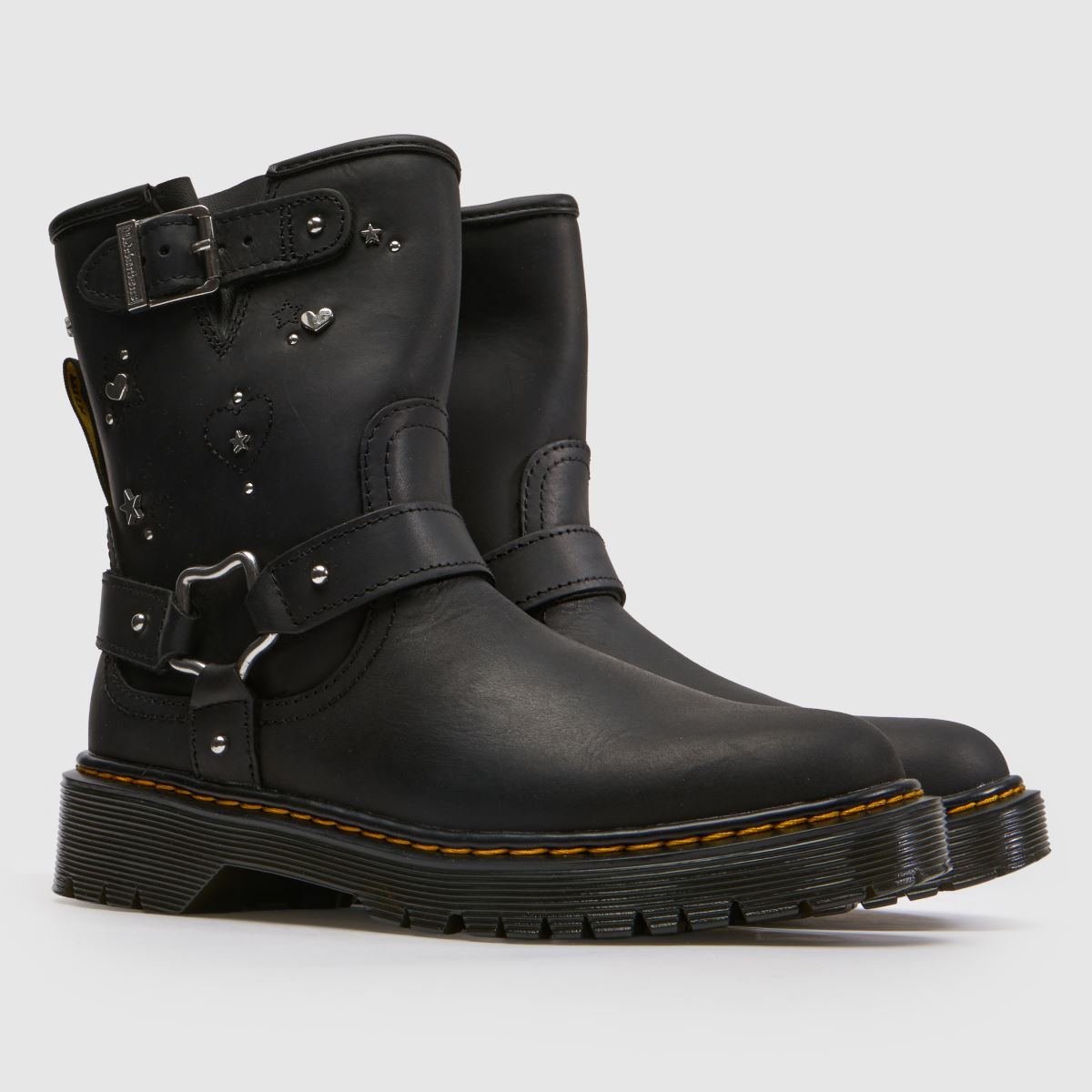 Dr Martens Genaya Girls Junior in Black Multi Dr Martens Genaya 1