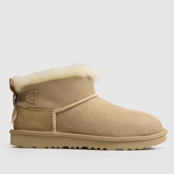 UGG Sand Ultra Mini Bailey Bow Girls Junior