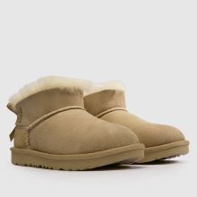 UGG Ultra Mini Bailey Bow Girls Junior in Sand UGG Ultra Mini Bailey Bow,2 of 4