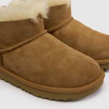 UGG Ultra Mini Bailey Bow Girls Junior in Chestnut UGG Ultra Mini Bailey Bow,3 of 4