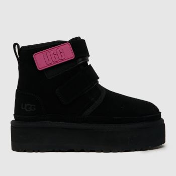 UGG Black Neumel Platform Girls Junior