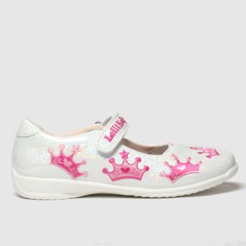 Lelli Kelly white & pink lk princess letizia jnr shoes junior Lelli Kelly white & pink lk princess letizia jnr shoes junior