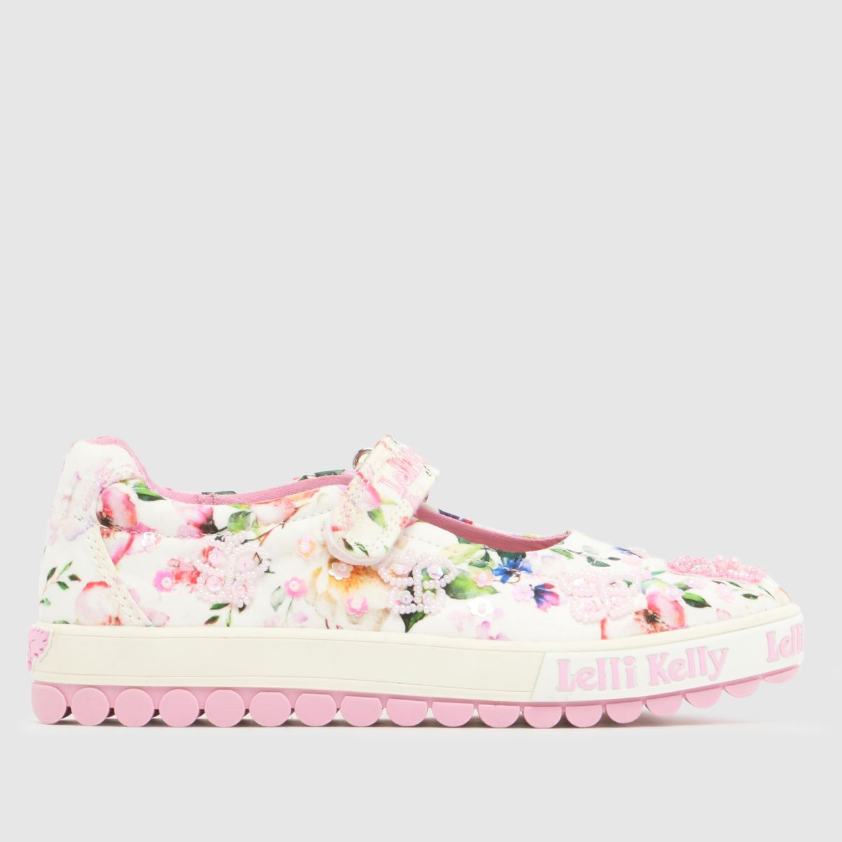 Lelli Kelly White Multi Serena Dolly Girls Junior Trainers