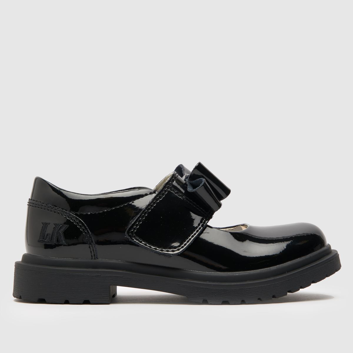 Lelli Kelly Patent-Leather Bow School Shoes, Black, Size 1 Older