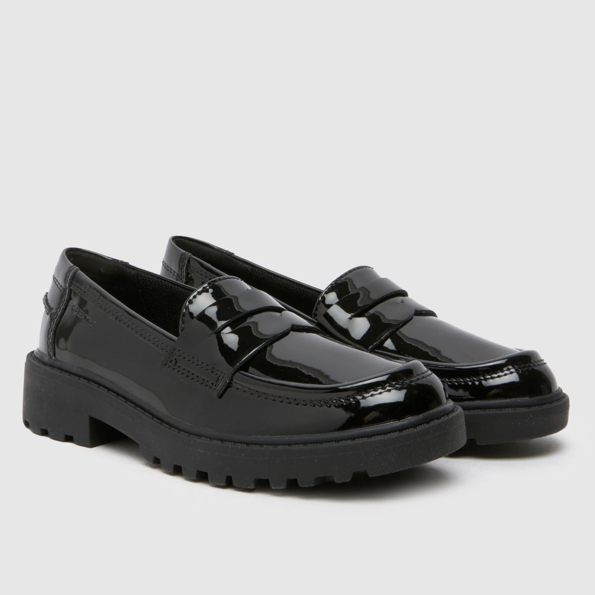 Geox Casey Loafer Girls Junior in Black geox Geox Casey Loafer Girls Junior in Black 1