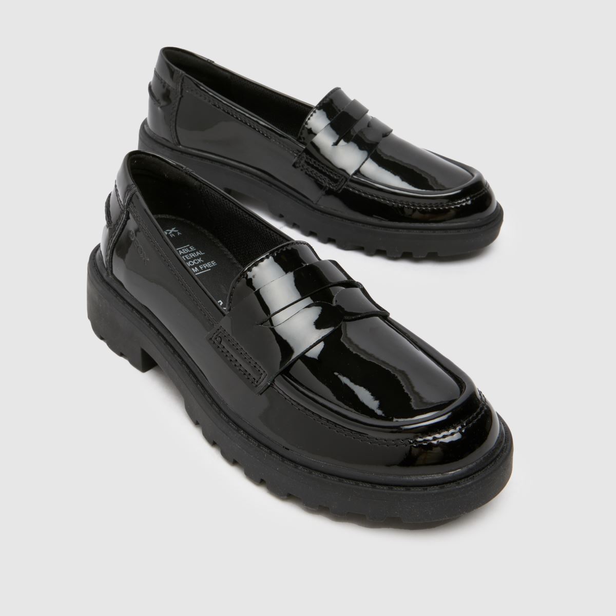 Geox Casey Loafer Girls Junior in Black geox Geox Casey Loafer Girls Junior in Black 4