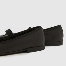 Geox Plie Ballerina Girls Junior in Black Geox Plie Ballerina,4 of 4