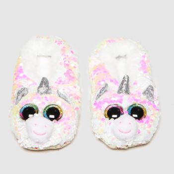 TyUK silver unicorn slippers junior TyUK silver unicorn slippers junior