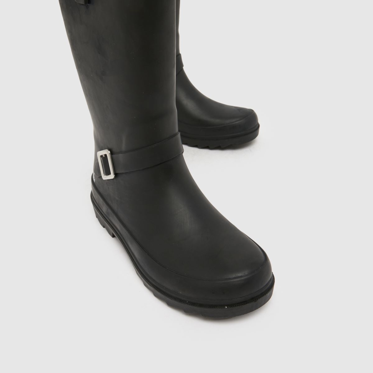Kinder JUJU JELLIES Schwarz Biker Wellie Boots JUJU JELLIES Biker Wellie 4