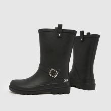 Kinder JUJU JELLIES Schwarz Biker Wellie Boots JUJU JELLIES Biker Wellie,4 von 4