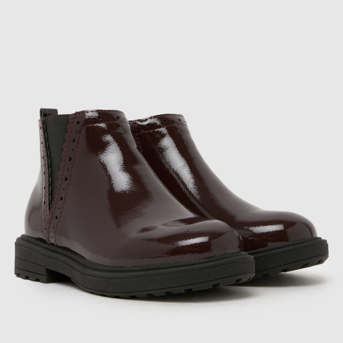 schuh Crystal Chelsea Girls Junior in Burgundy schuh Crystal Chelsea 1
