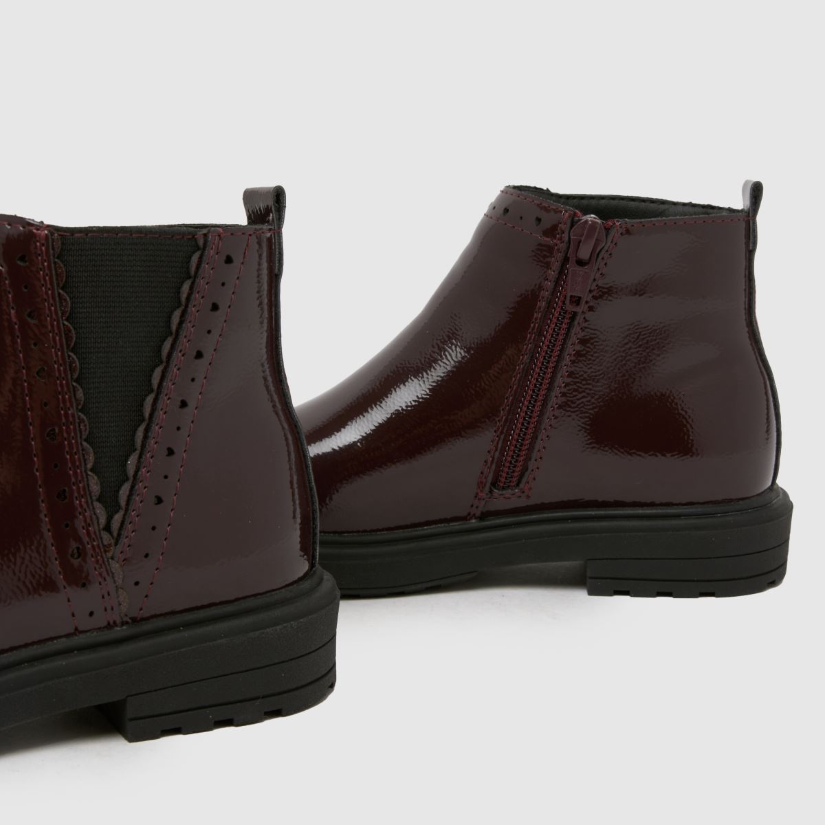 schuh Crystal Chelsea Girls Junior in Burgundy schuh Crystal Chelsea 7