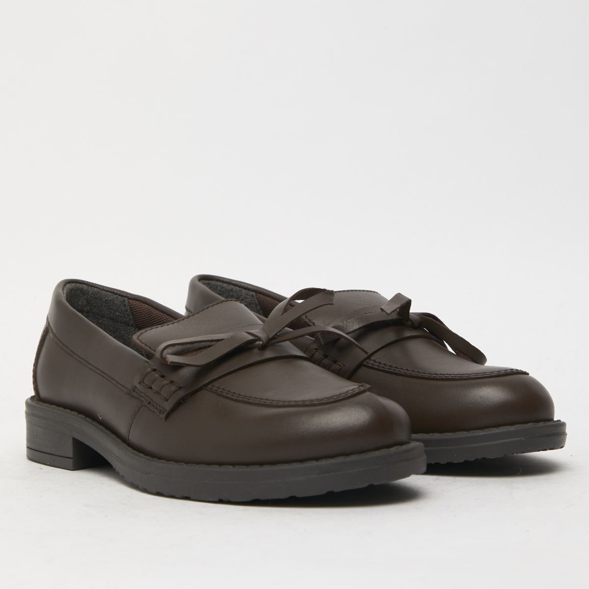 schuh Local Loafer Girls Junior in Brown schuh Local Loafer 1