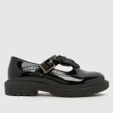 Kinder schuh Schwarz Loz Patent Bow T-bar Boots schuh Loz Patent Bow T-bar,1 von 4