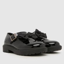 Kinder schuh Schwarz Loz Patent Bow T-bar Boots schuh Loz Patent Bow T-bar,2 von 4